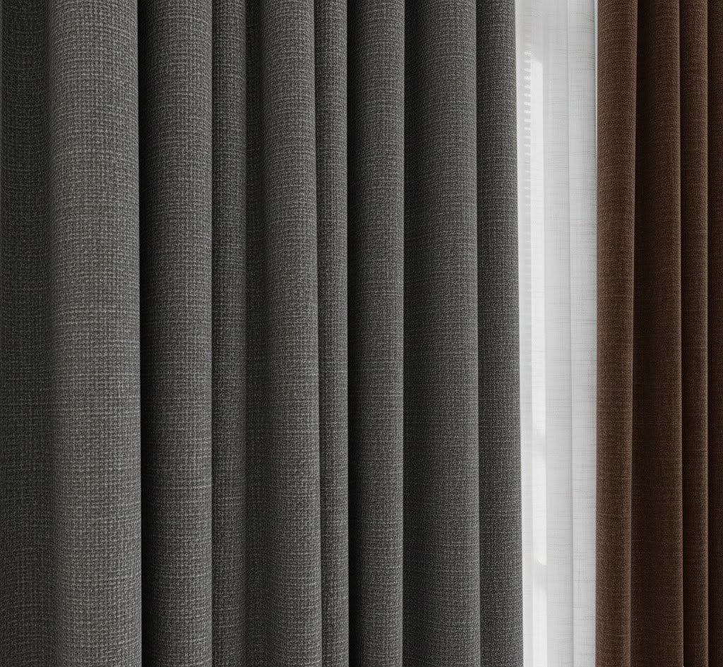Luxurious fabric textures for custom curtains